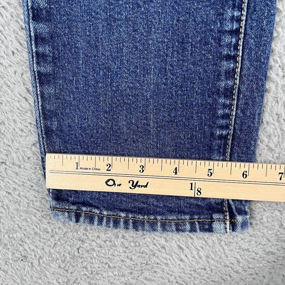 Levis 511 Mens Jeans 31x32 Blue Slim Straight Mid Rise Premium Distressed - Picture 8 of 11